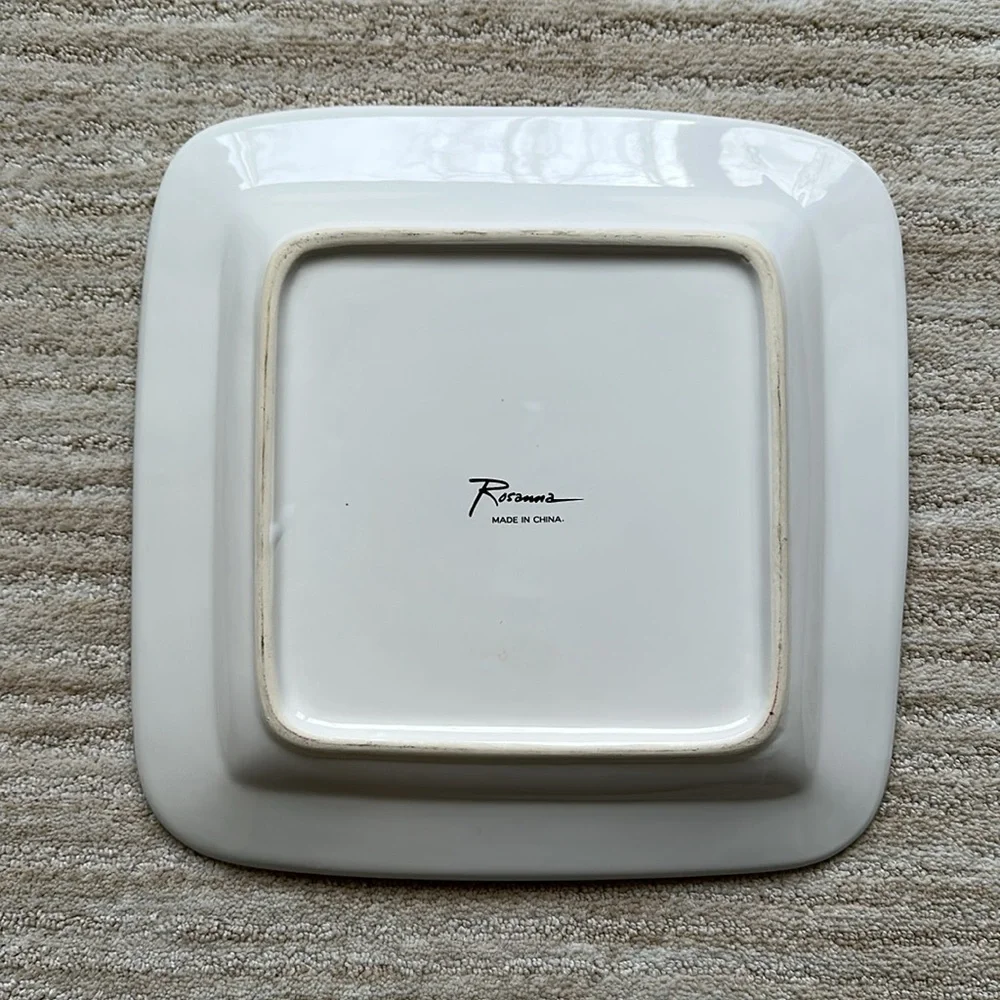 Rosanna Inc. Ceramic Square Serving Platter 